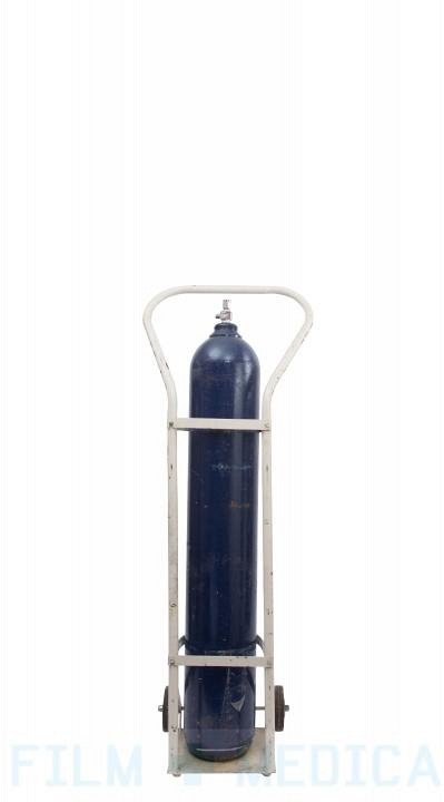 Oxygen tank and trolley - navy